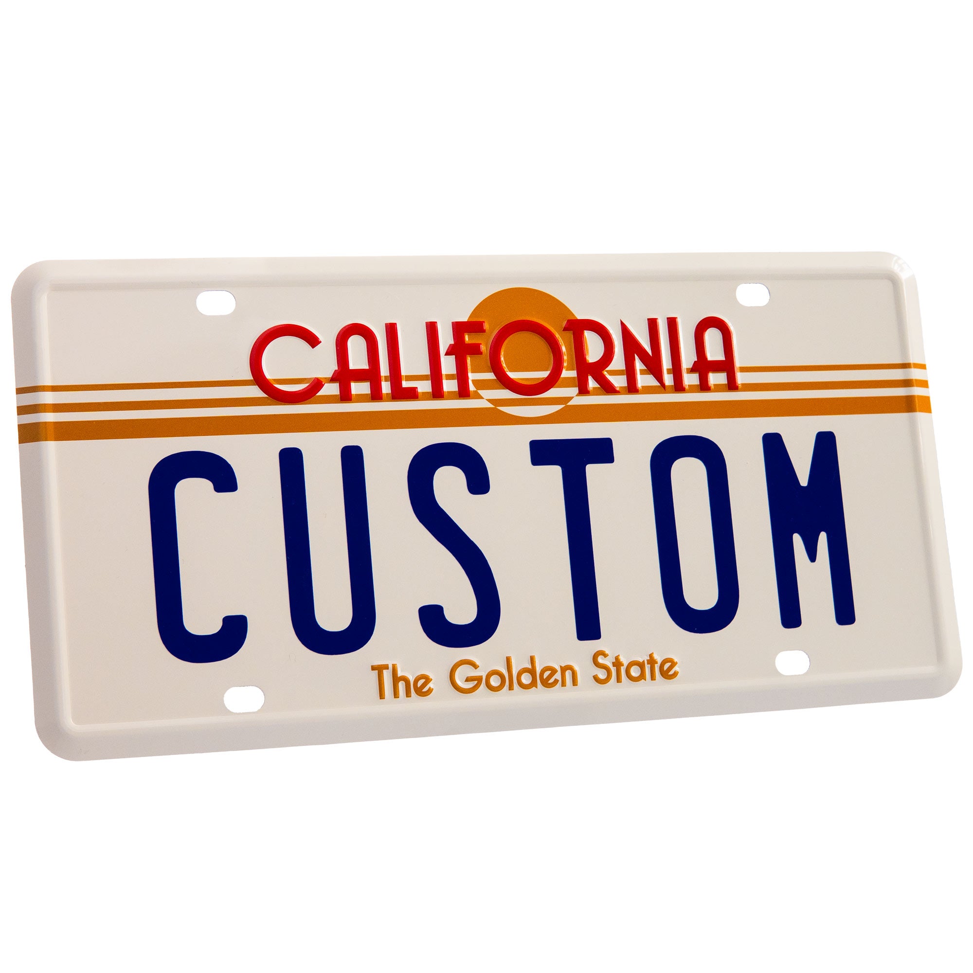 California 80's/90's Sunset Custom License Plate