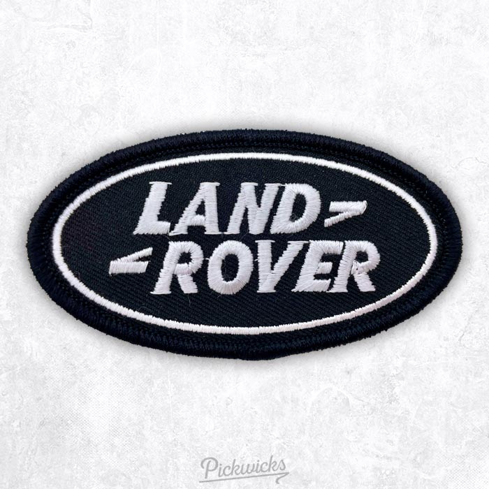Land Rover Black Oval Vintage Patch