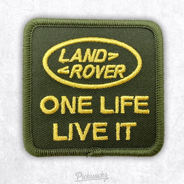 Land Rover One Life Live It Vintage Patch