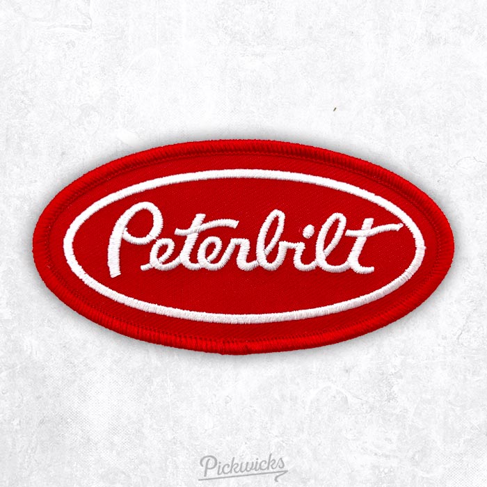 Peterbilt Red Oval Vintage Patch